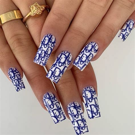 Dior Print Nails: Luxury Meets Nail Art Magic 